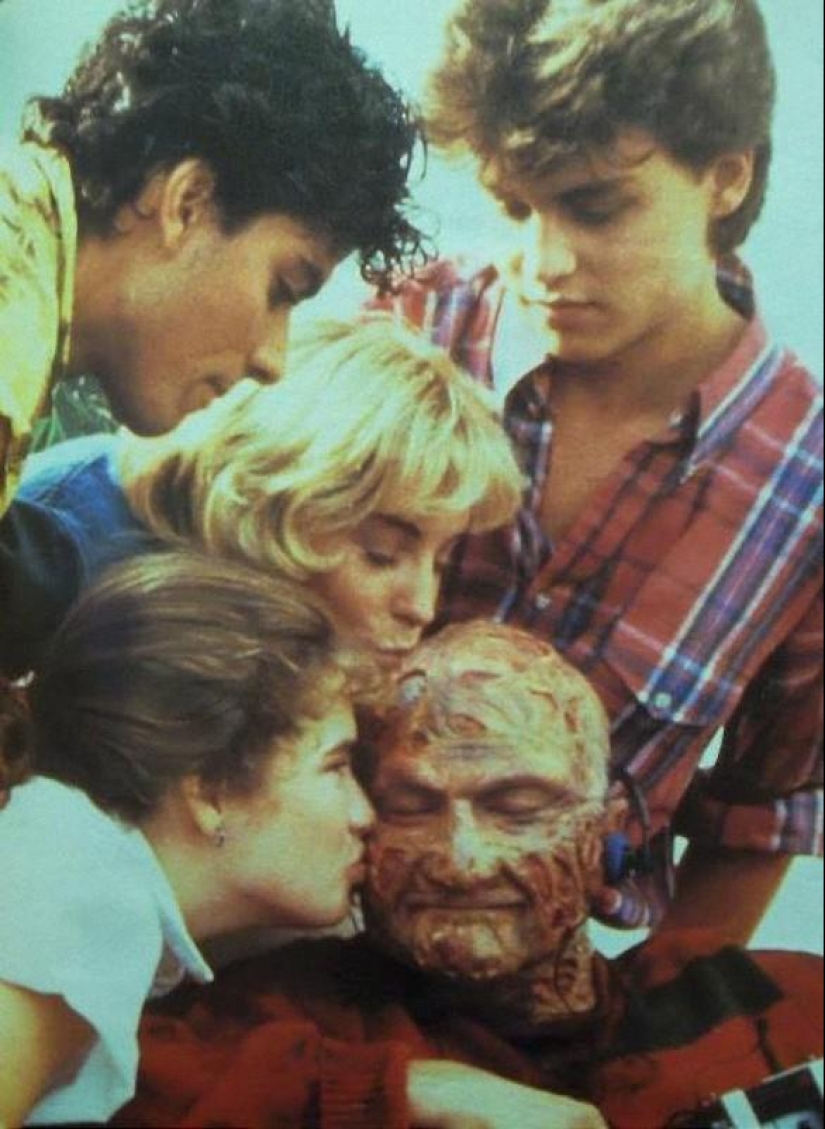 Fotogramas del rodaje de Pesadilla en Elm Street