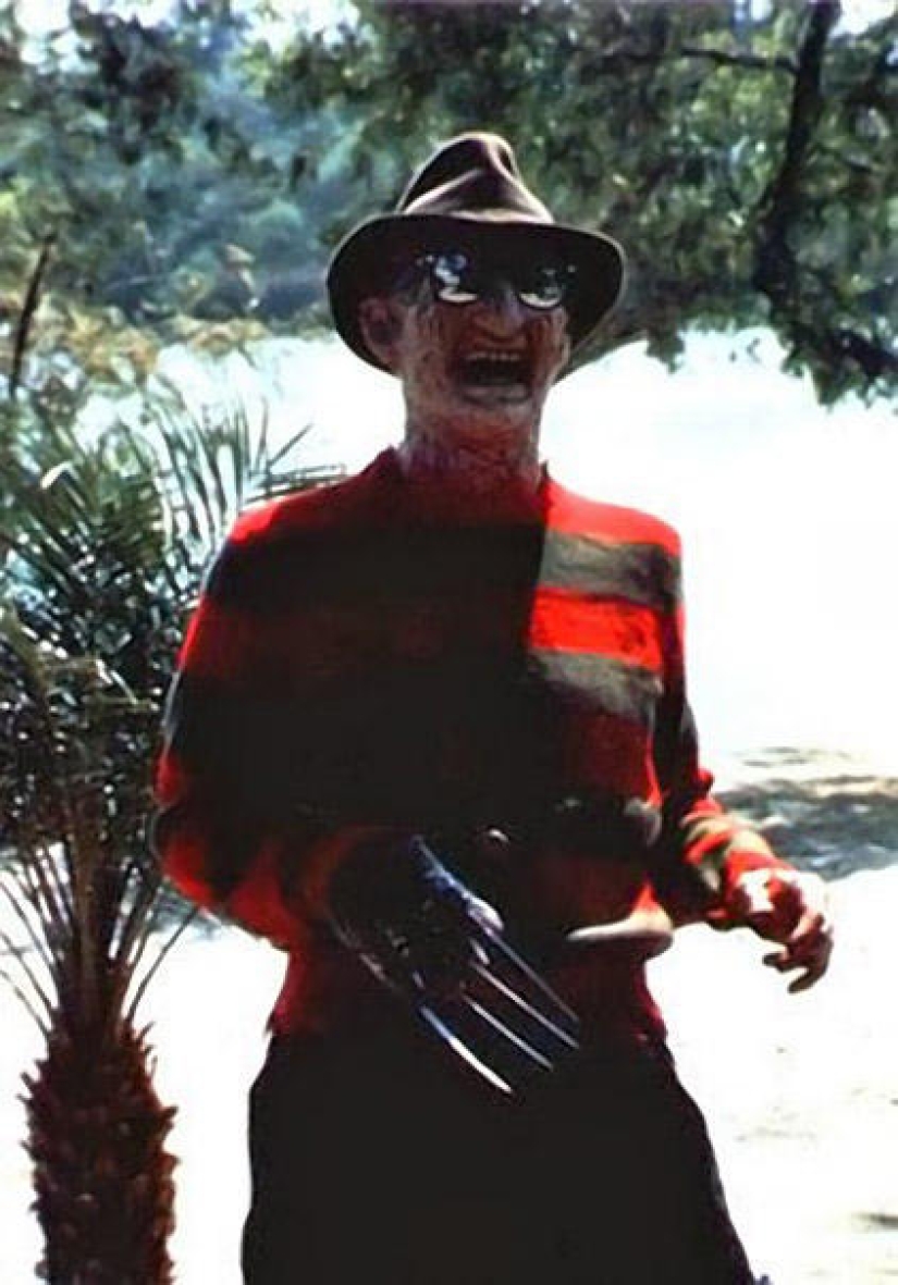 Fotogramas del rodaje de Pesadilla en Elm Street