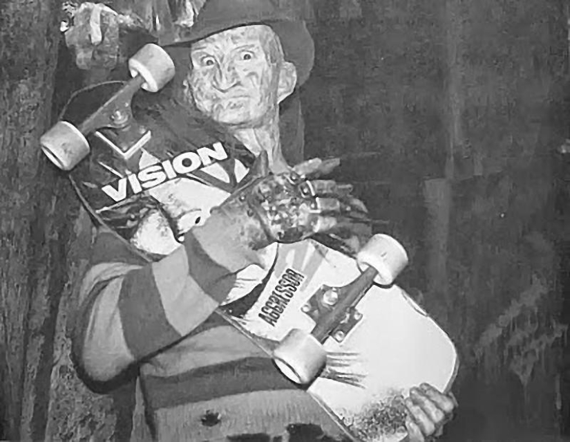 Fotogramas del rodaje de Pesadilla en Elm Street