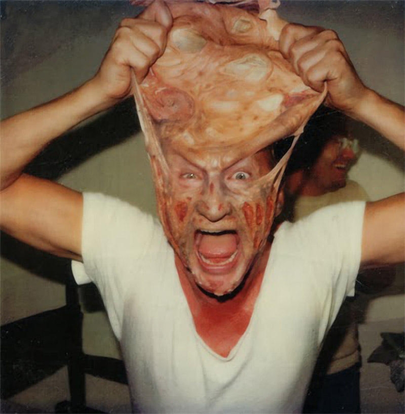 Fotogramas del rodaje de Pesadilla en Elm Street