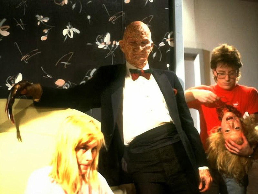 Fotogramas del rodaje de Pesadilla en Elm Street
