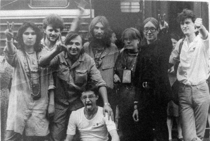 Fotos de los archivos personales de las estrellas de rock rusas.