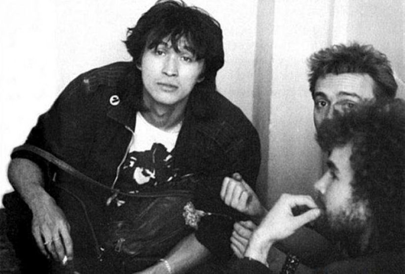 Fotos de los archivos personales de las estrellas de rock rusas.