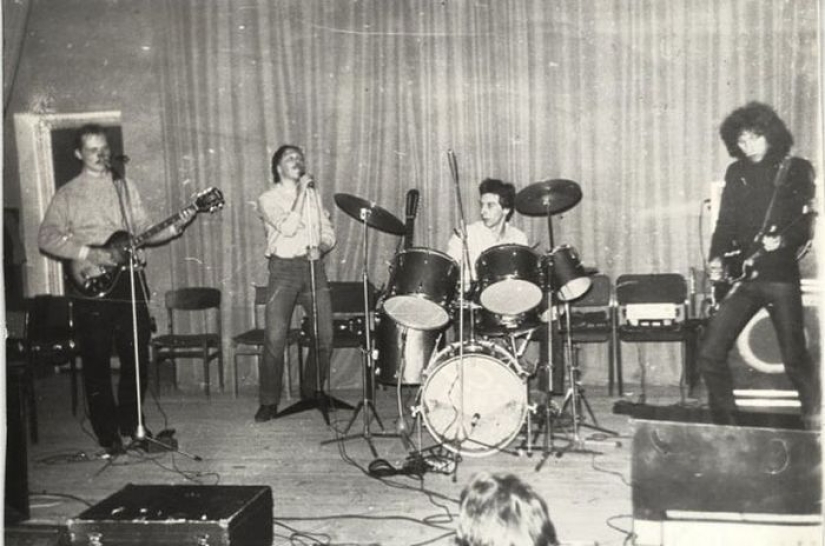 Fotos de los archivos personales de las estrellas de rock rusas.