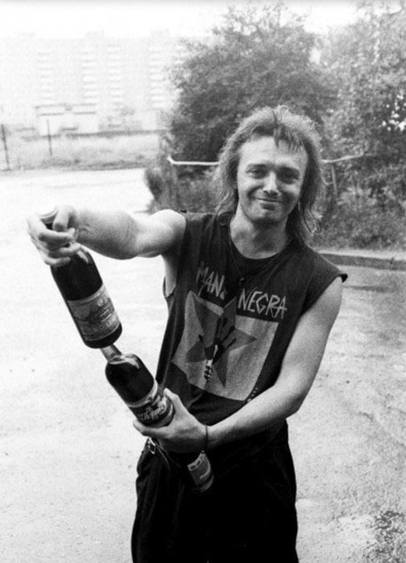 Fotos de los archivos personales de las estrellas de rock rusas.