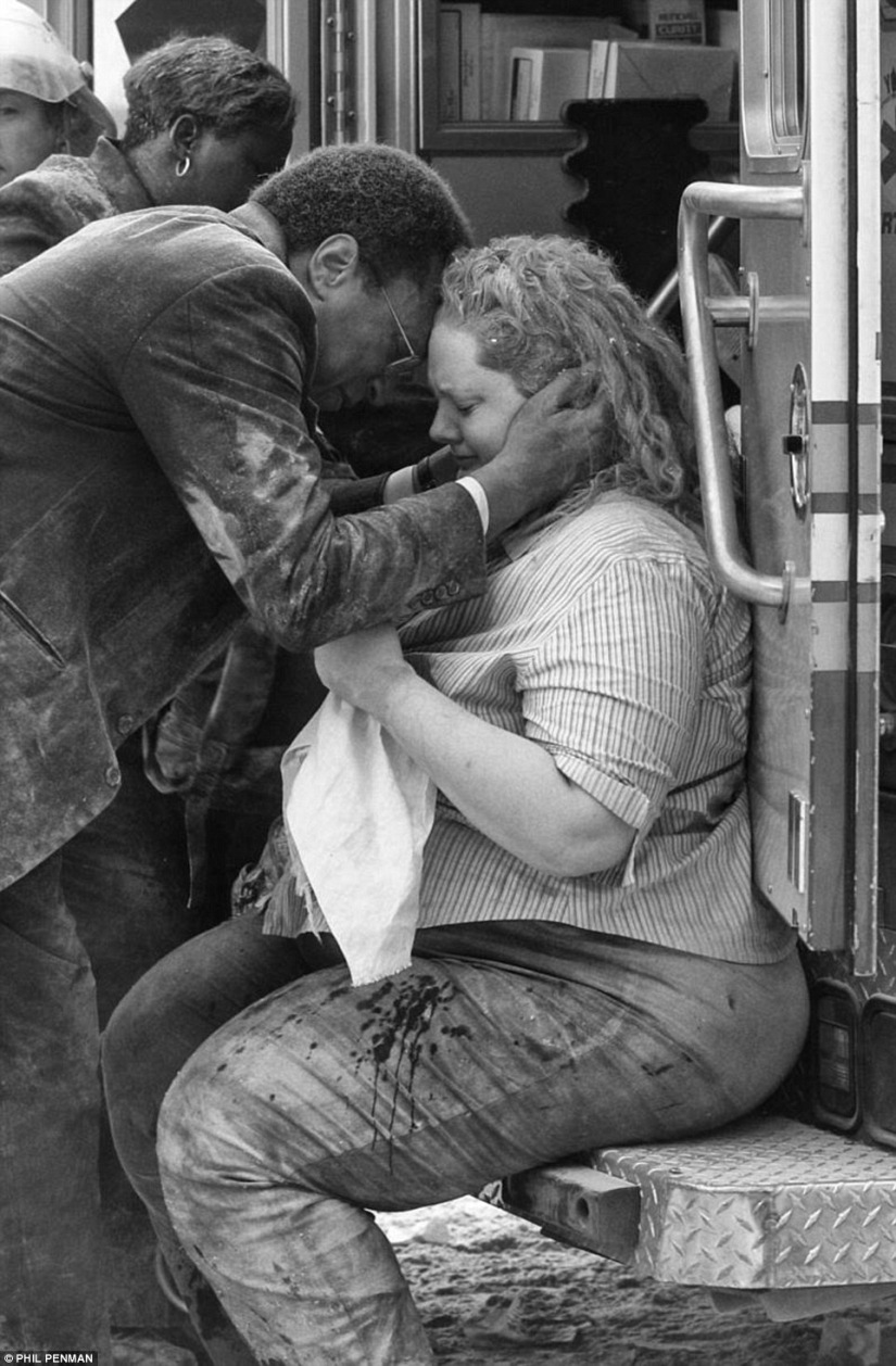 Fotos del británico Phil Penman, quien estuvo en la escena del ataque terrorista del 9/11