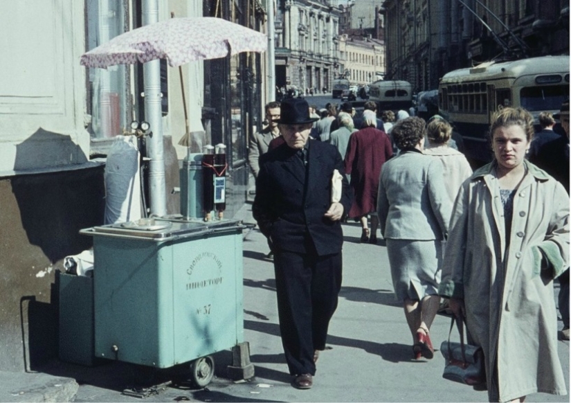 Fotos en color del verano de Moscú en 1961