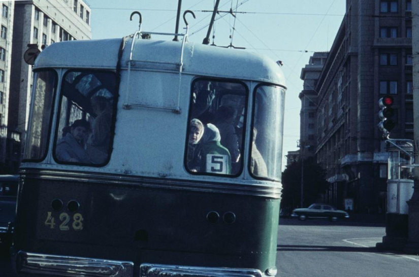 Fotos en color del verano de Moscú en 1961