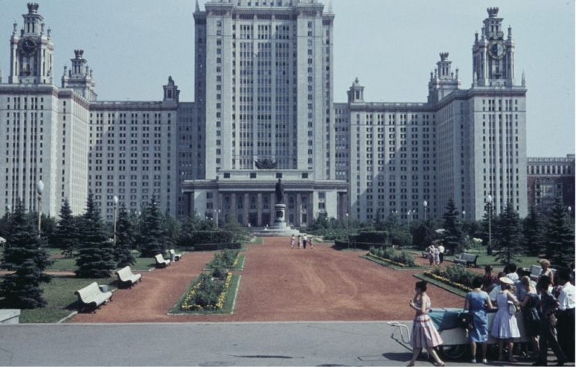 Fotos en color del verano de Moscú en 1961
