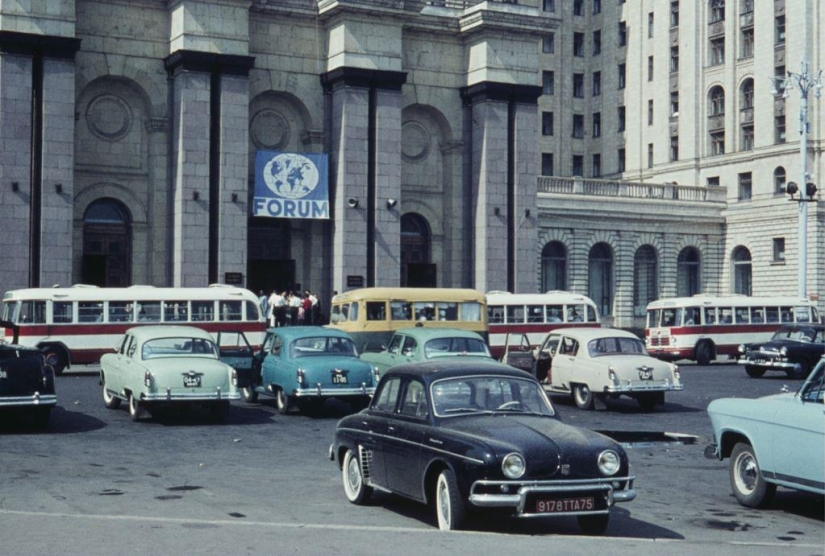Fotos en color del verano de Moscú en 1961