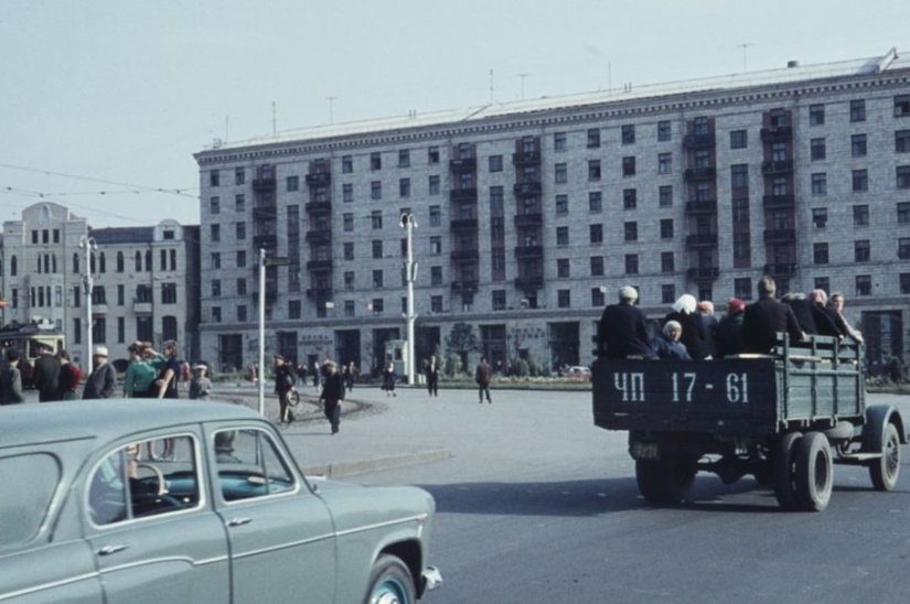 Fotos en color del verano de Moscú en 1961