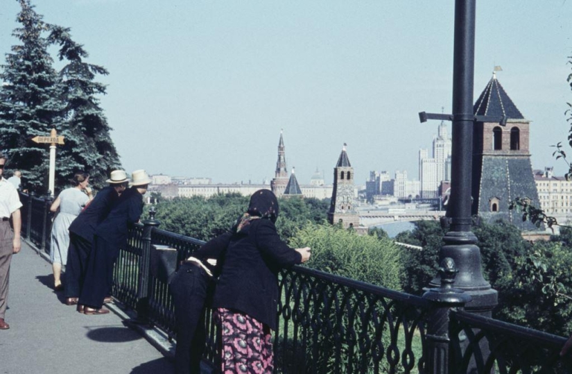 Fotos en color del verano de Moscú en 1961