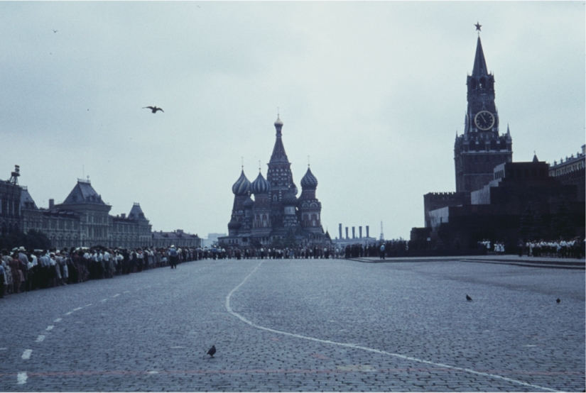 Fotos en color del verano de Moscú en 1961