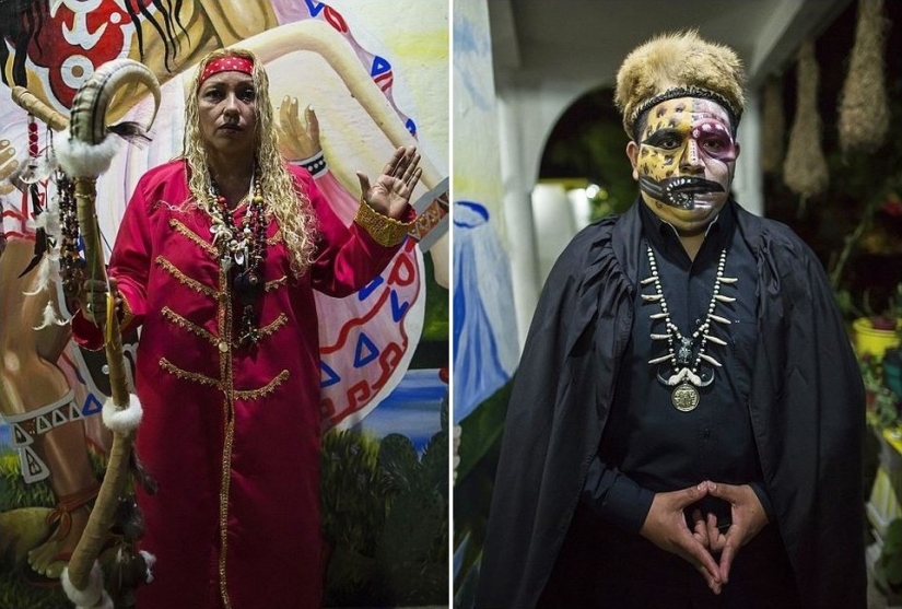 Fotos prohibidas de la escalofriante masa negra de satanistas