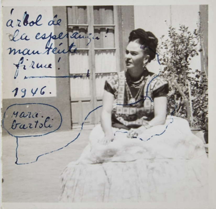 Fotos y cartas de amor secretas de Frida Kahlo