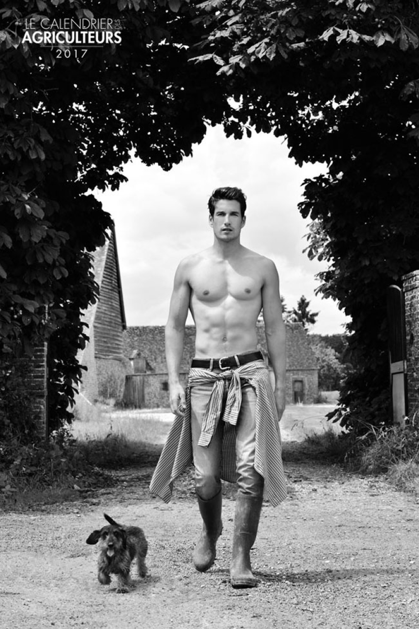 French farmers stripped down for a fertile 2017 calendar