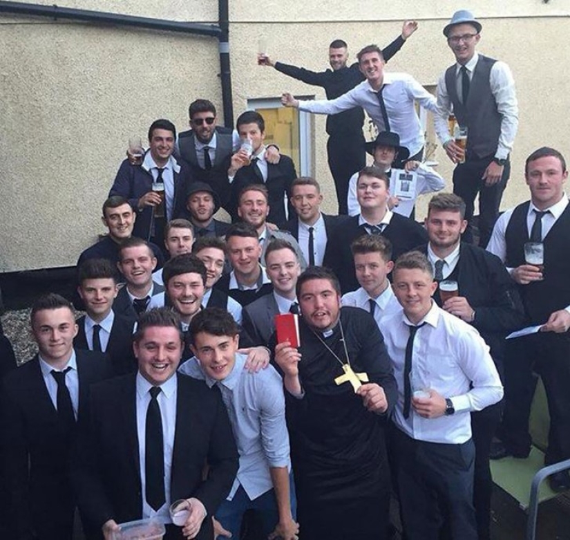 Friends staged a fake funeral for a guy who spent all his time with his girlfriend