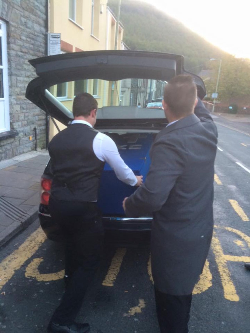 Friends staged a fake funeral for a guy who spent all his time with his girlfriend
