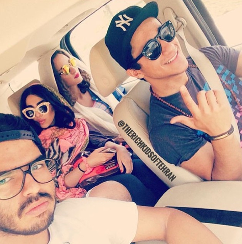 From life: people, cars, money, Tehran