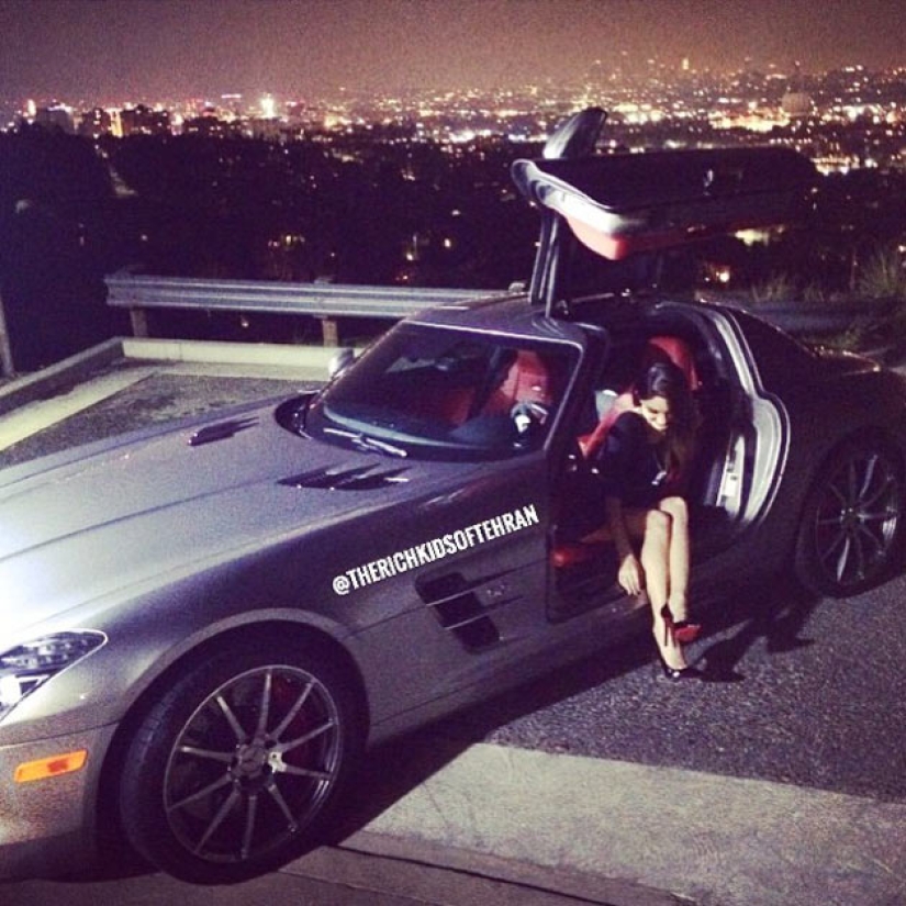 From life: people, cars, money, Tehran