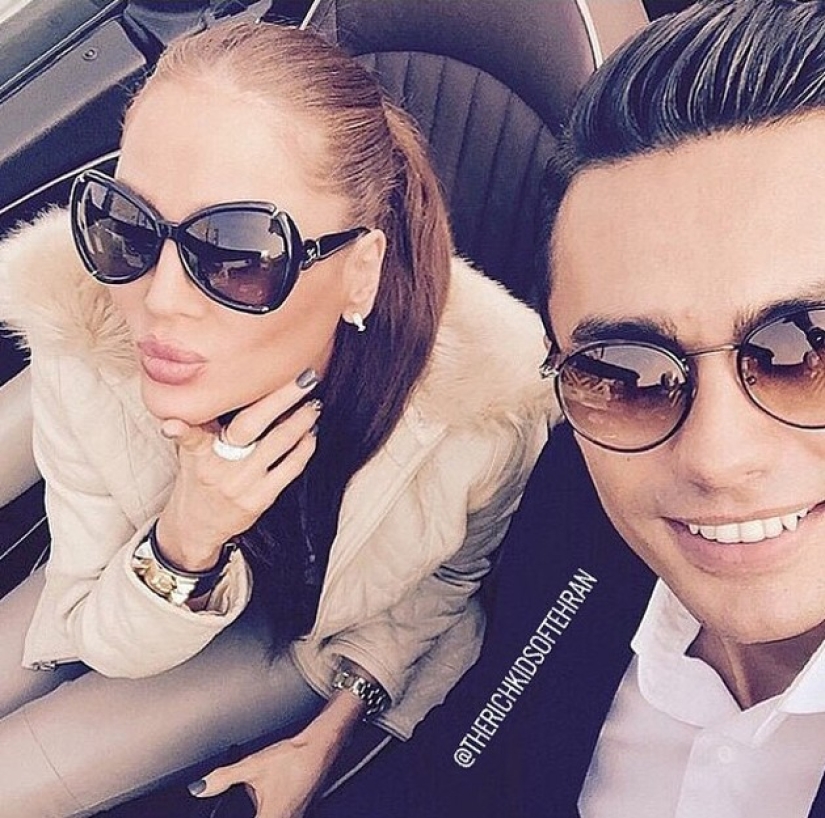 From life: people, cars, money, Tehran