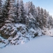 “Frozen, but not frozen” - Kivach waterfall in winter “Frozen, but not frozen” - Kivach waterfall in winter