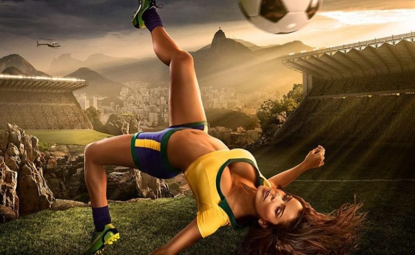 Fútbol y chicas: se presenta el calendario erótico del Mundial 2014