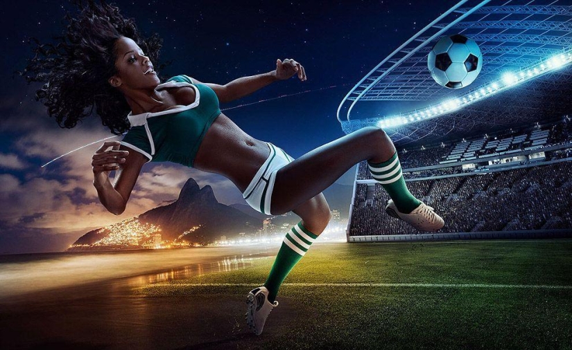 Fútbol y chicas: se presenta el calendario erótico del Mundial 2014