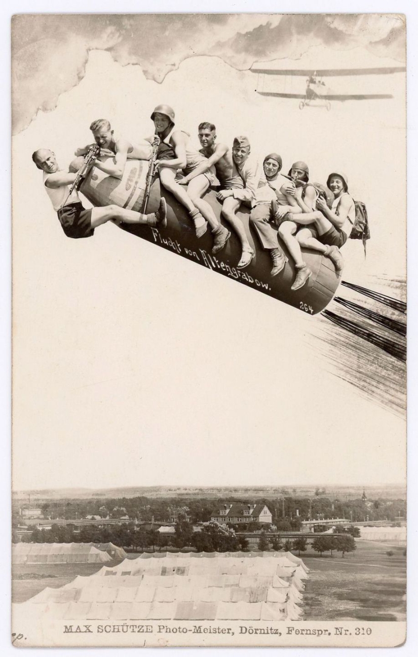 Fue una Primera Guerra Mundial deslumbrante, los soldados hicieron photoshop lo mejor que pudieron