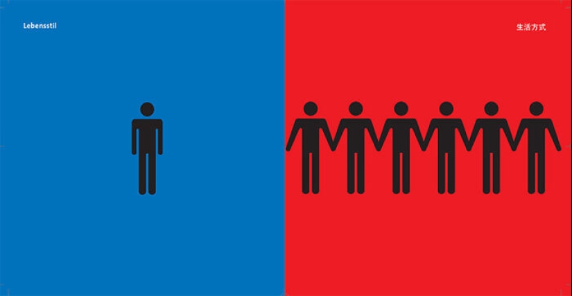 Funny Illustrations That Show The Cultural Differences Between The East And The West Made By This Artist (Part2)