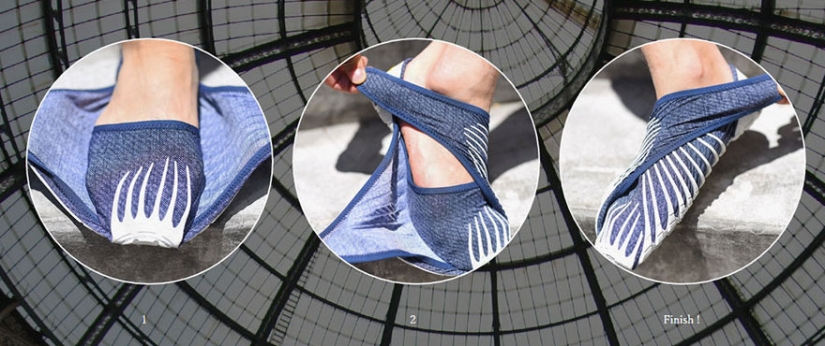 Furoshiki - zapatos del futuro