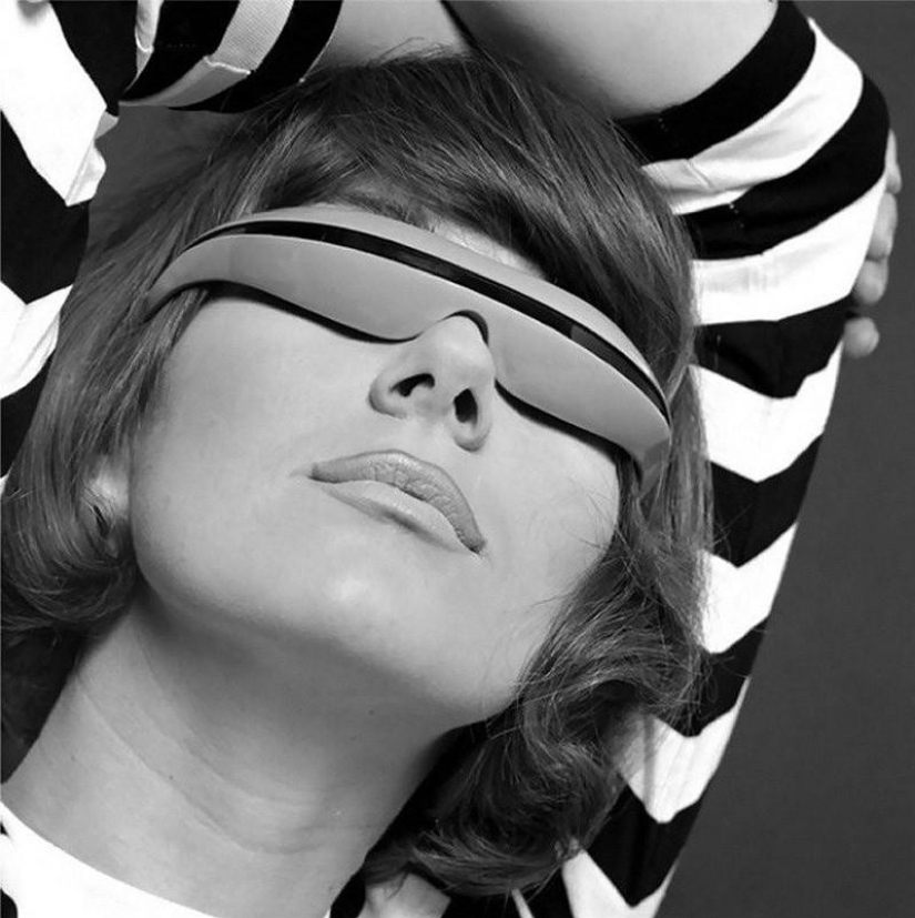 Gafas inusuales del pasado.