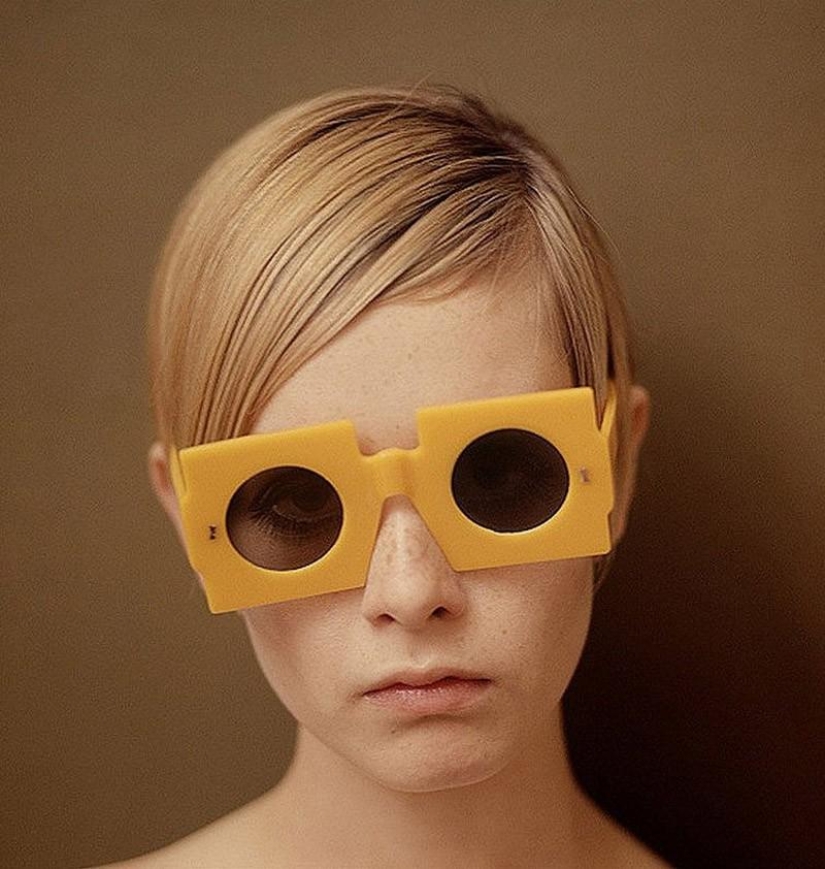 Gafas inusuales del pasado.