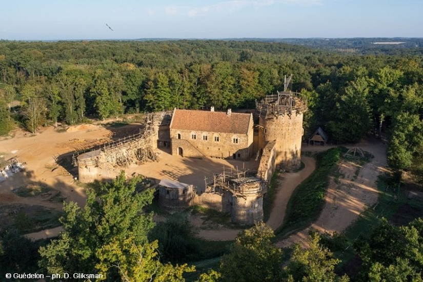 Gedelon es un castillo medieval en Francia, que se está construyendo ahora