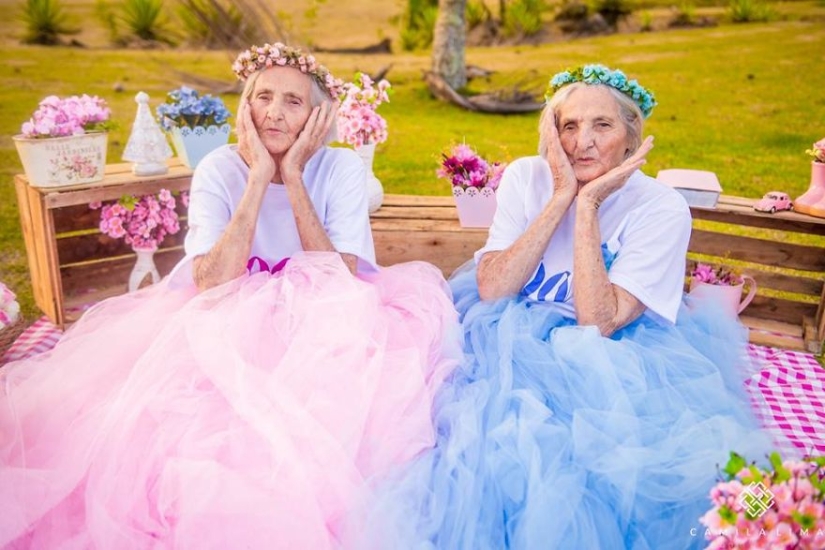 Gemelos de Brasil celebran su 100 aniversario con una alegre sesión de fotos