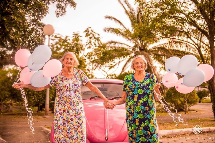 Gemelos de Brasil celebran su 100 aniversario con una alegre sesión de fotos
