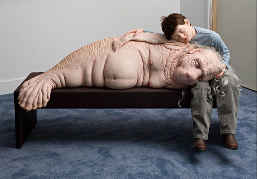 Gentiles monstruos de Patricia Piccinini