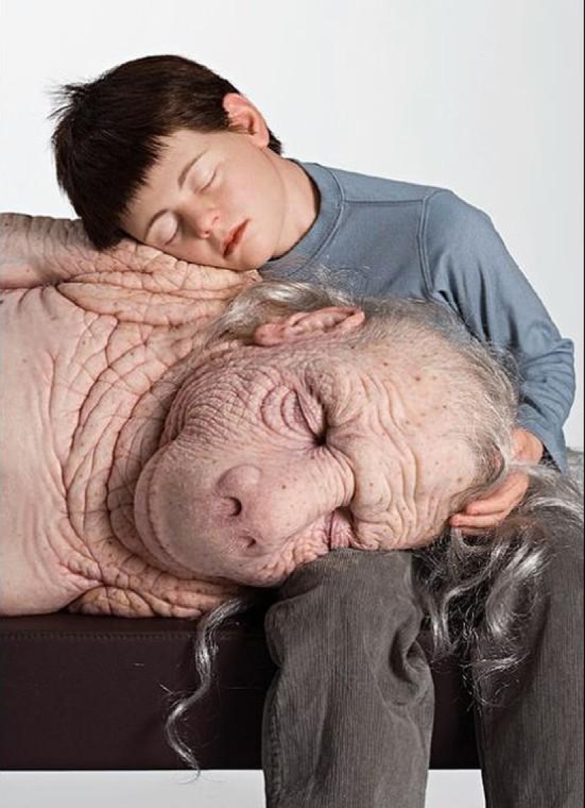 Gentiles monstruos de Patricia Piccinini