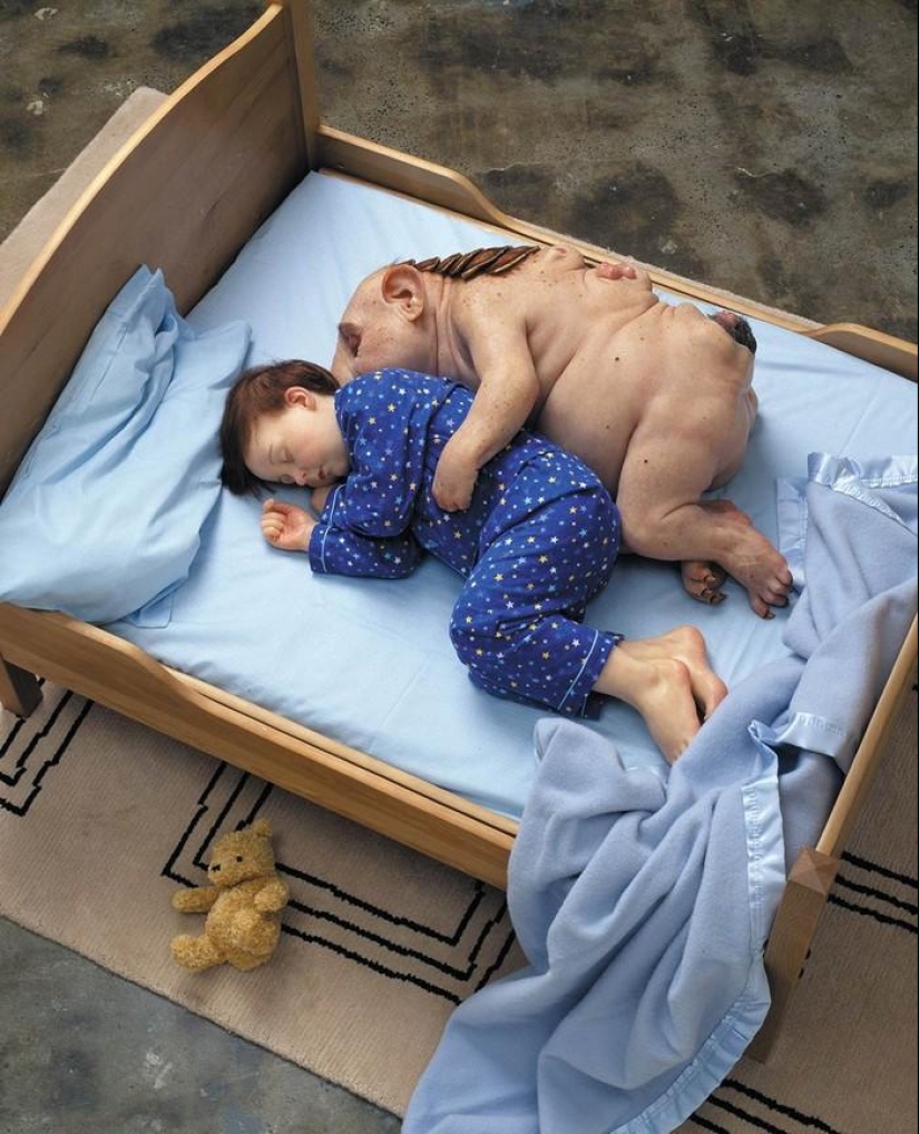 Gentiles monstruos de Patricia Piccinini
