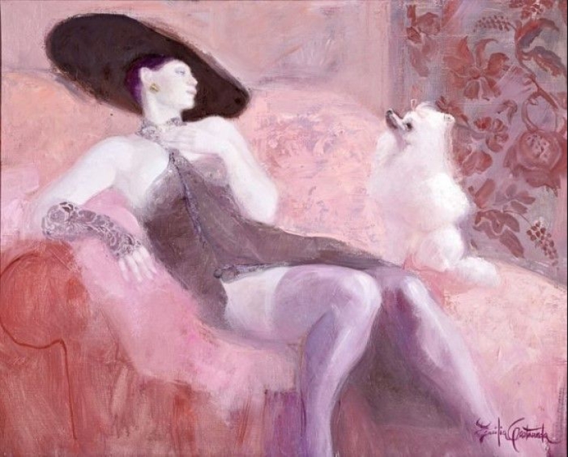 Gentle provocateur Emilia Castaneda Martinez and her erotic pictures