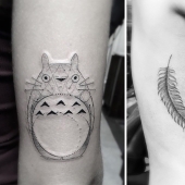 Geometric tattoos by Dr. Wu