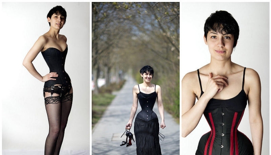 Girl with a wasp waist Girl with a wasp waist