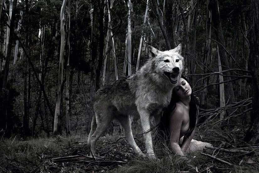 Girlish fantasies in the wild forest