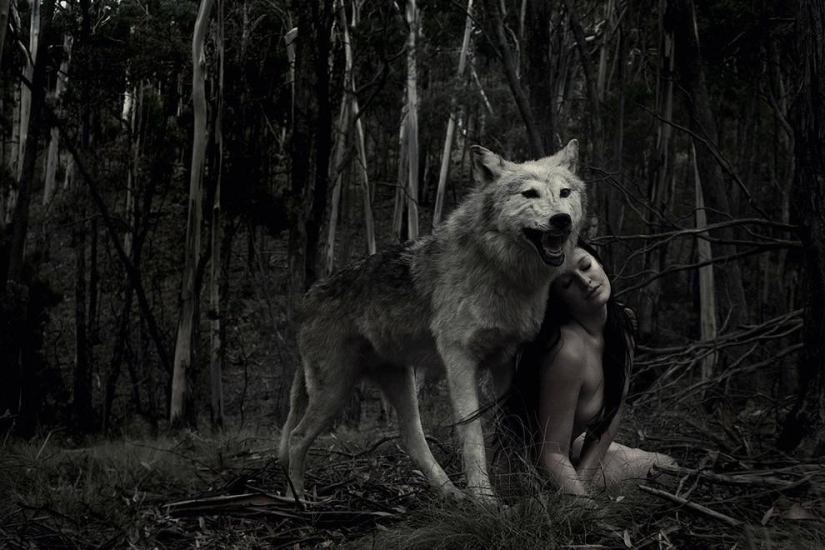 Girlish fantasies in the wild forest