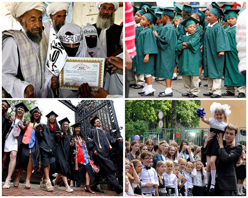 Graduation ceremonies around the world