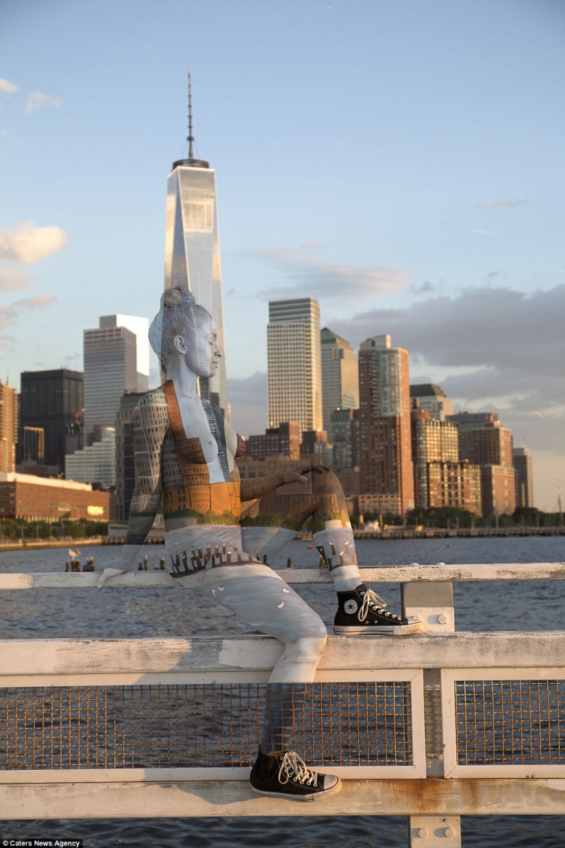 Gran camuflaje: cómo las personas desnudas se mezclan con el paisaje