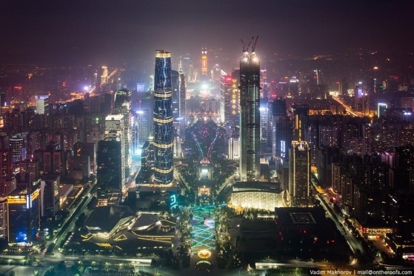 Guangzhou: Tejados y Barrios marginales