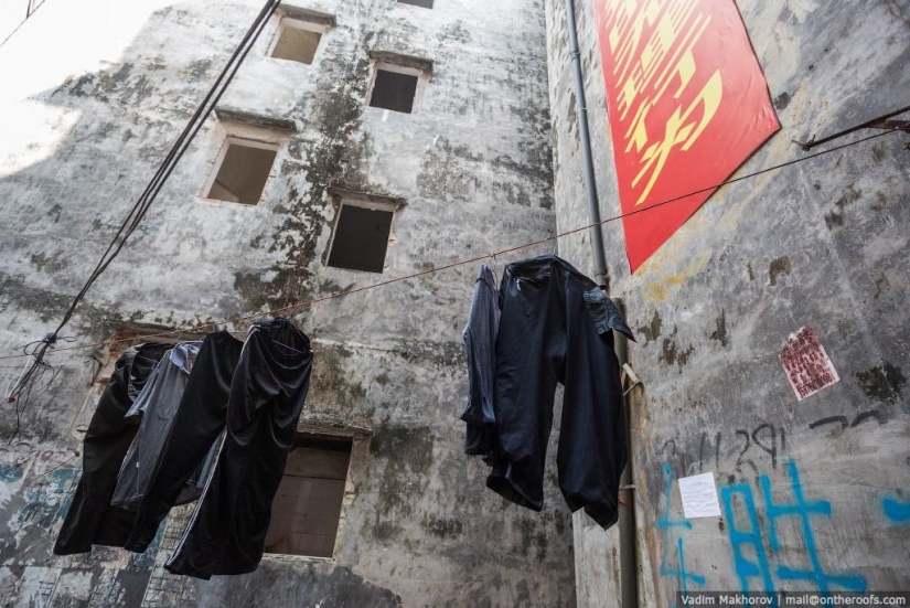 Guangzhou: Tejados y Barrios marginales