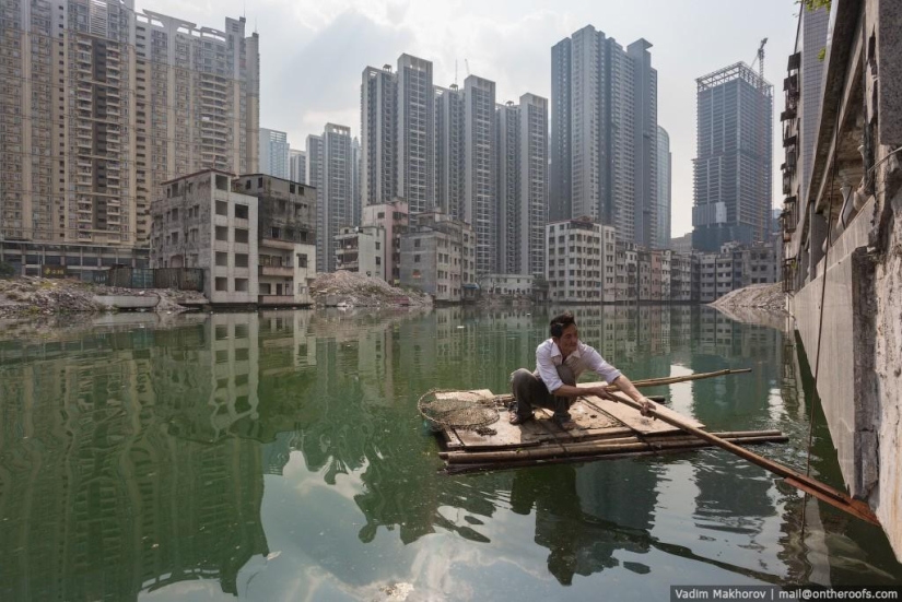 Guangzhou: Tejados y Barrios marginales