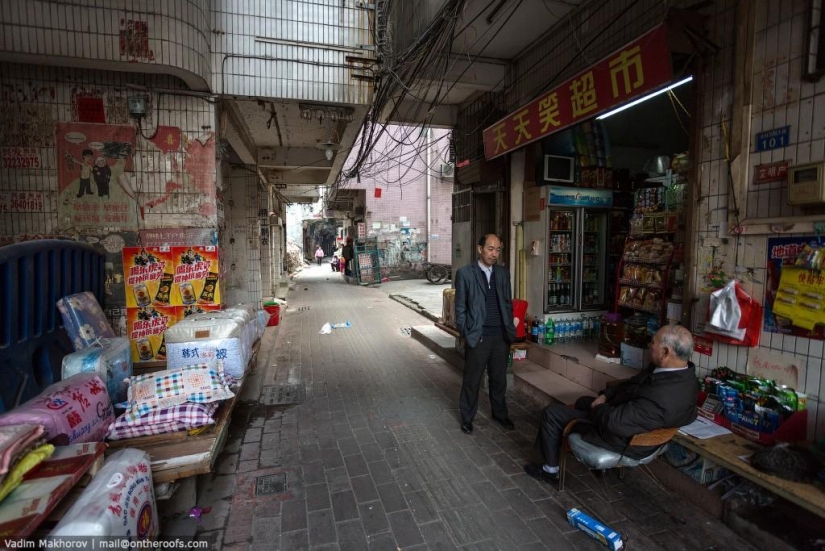 Guangzhou: Tejados y Barrios marginales